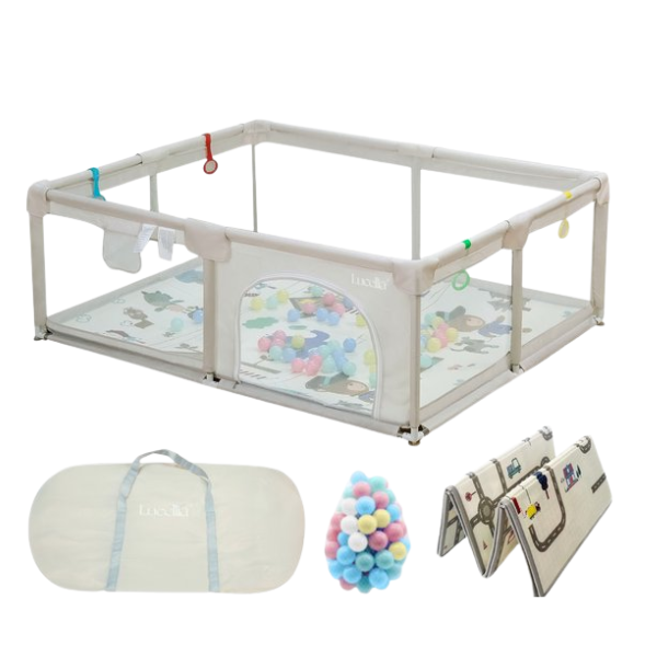 Lucellia Baby Grondbox complete set