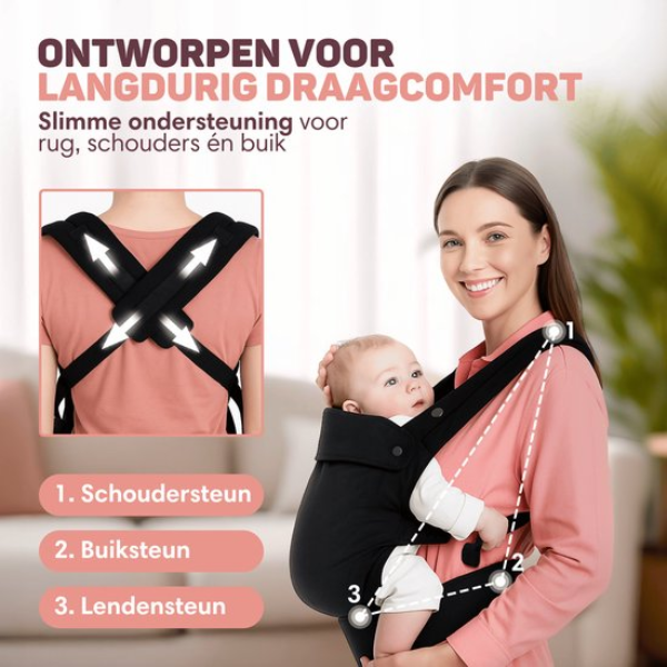 Vulpes Goods BabyCare Draagzak ergnomisch