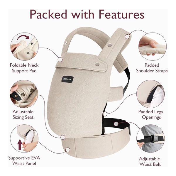 Momcozy Babydrager features