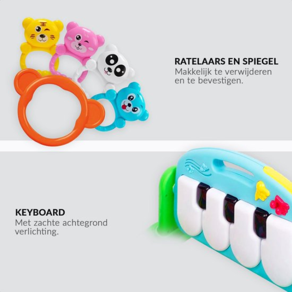 Buxibo 3-in-1 Piano Babygym accessoires
