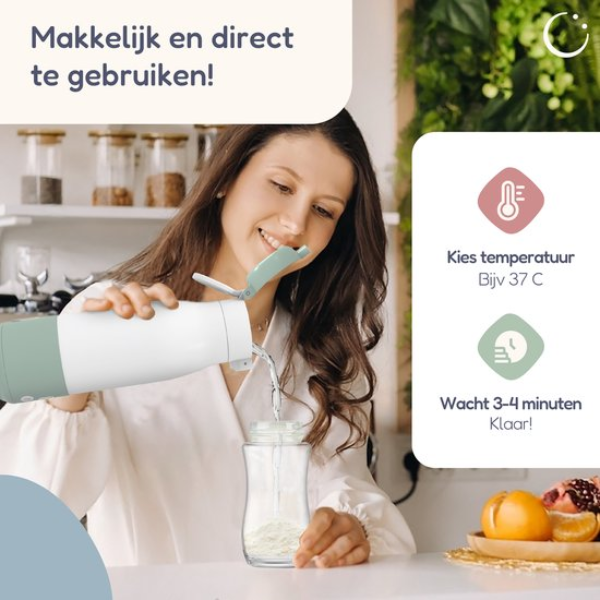 Numsy Thermos Flessenwarmer eenvoudig in gebruik