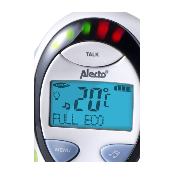 Alecto DBX-88 ECO temperatuurweergave