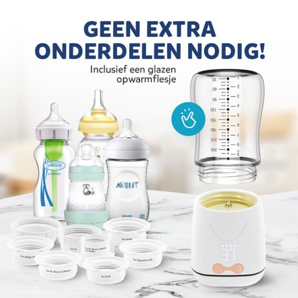 SleepyKids Flessenwarmer Deluxe adapters