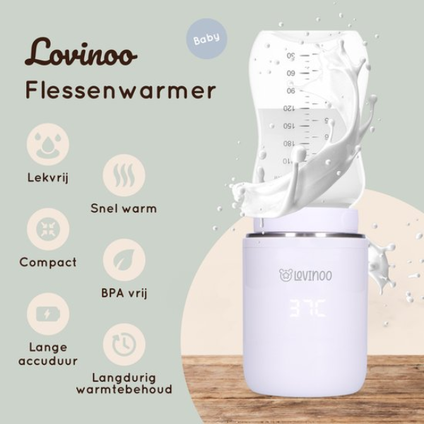 Lovinoo Draagbare Flessenwarmer features