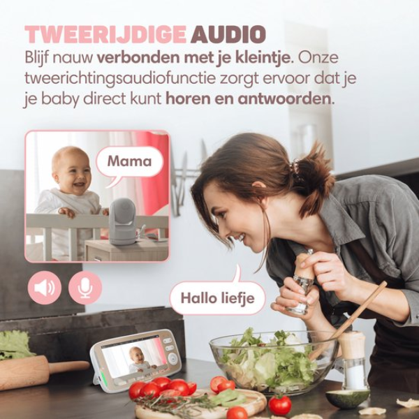 Vulpes Goods Babycare Babyfoon terugspreekfunctie