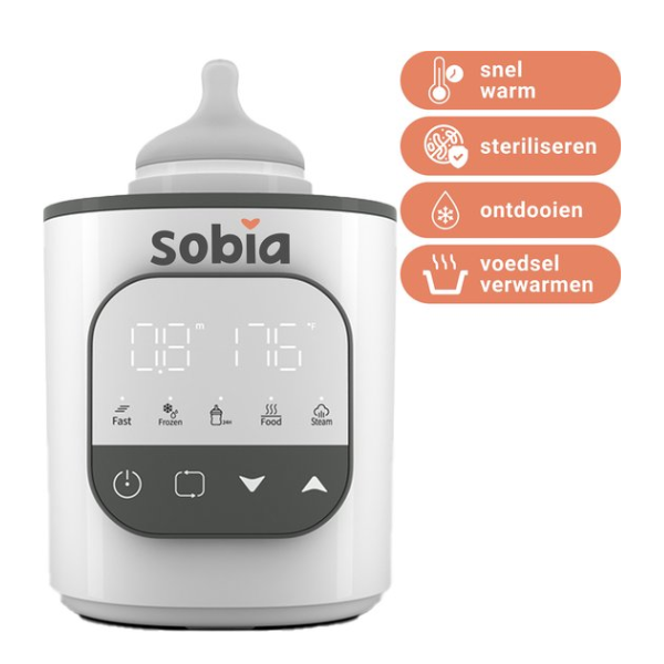 Sobia 9-in-1 Flessenwarmer