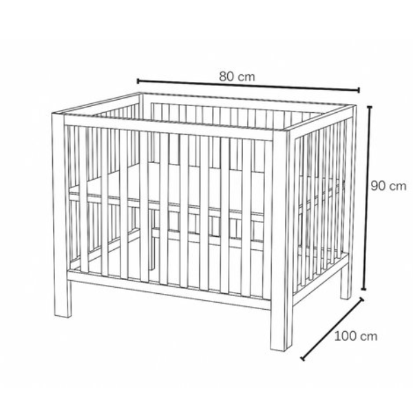 Bebies First Baby Box Nova afmetingen