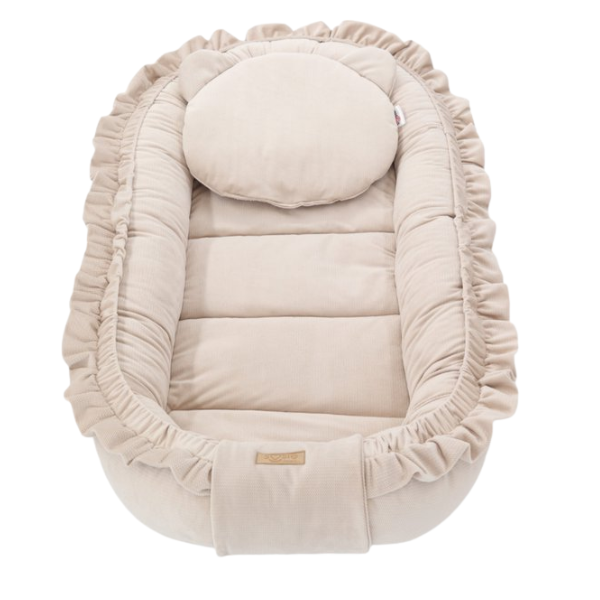 Glamour Velvet Babynestje met kussen