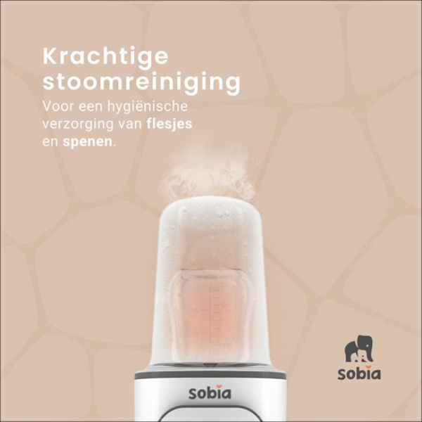 Sobia 9-in-1 Flessenwarmer stroomreiniging