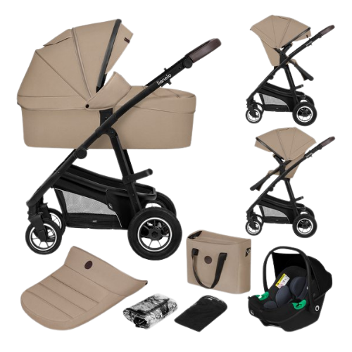 Lionelo Bianka 3 in 1 kinderwagen complete set met autostoel