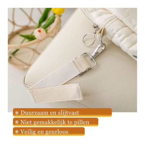 Luxegoed Luiertas Schoudertas duurzaamheid