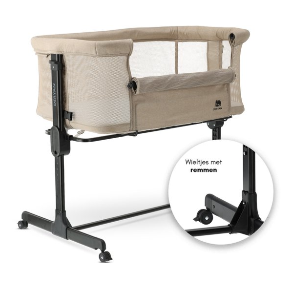 Deryan Snoozy makkelijk verplaatsen met wieltjes