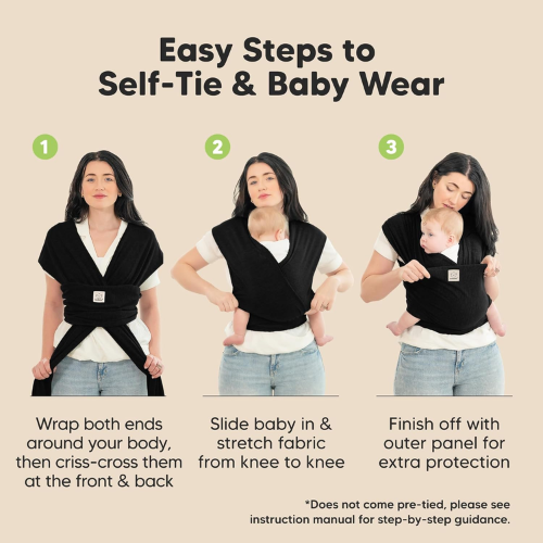 KeaBabies Draagdoek gebruiksgemak